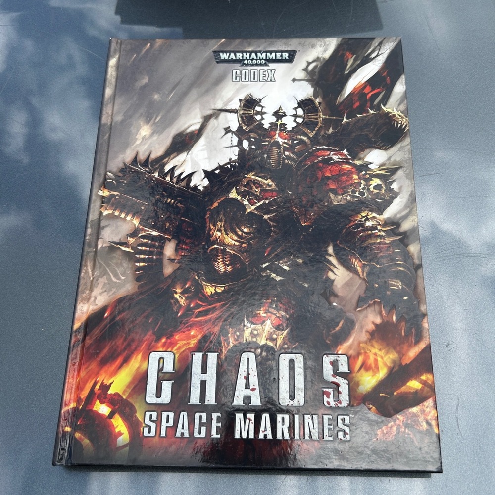 Warhammer 40000 Codex Chaos Space Marines Games Workshop Hardcover Book 40k